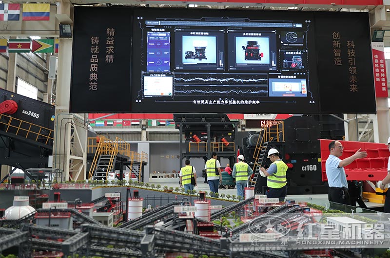 客戶參觀紅星機器工廠