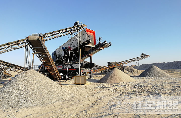 移動砂廠，環保